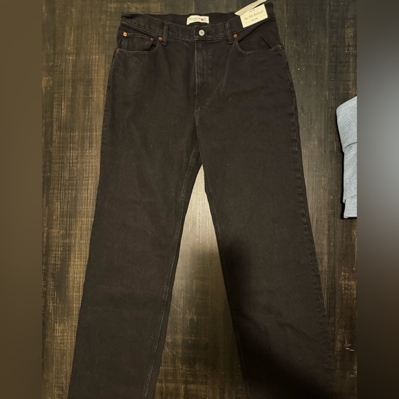 Abercrombie & Fitch Denim - Abercrombie & Fitch High Rise Black Jeans